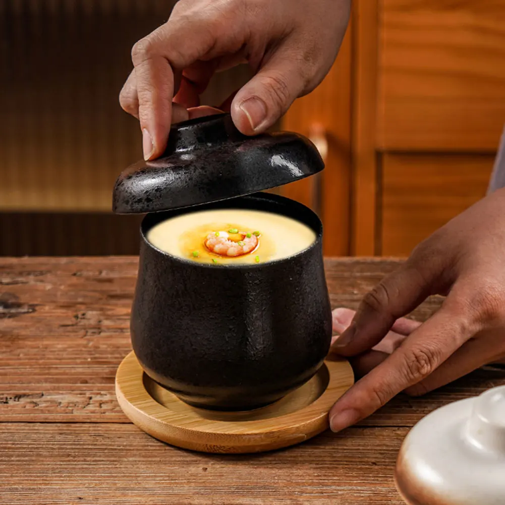 

Керамические яйца для малышей для завтрака, посудомоечная машина Chawanmushi, десертные чашки для домашней кухни