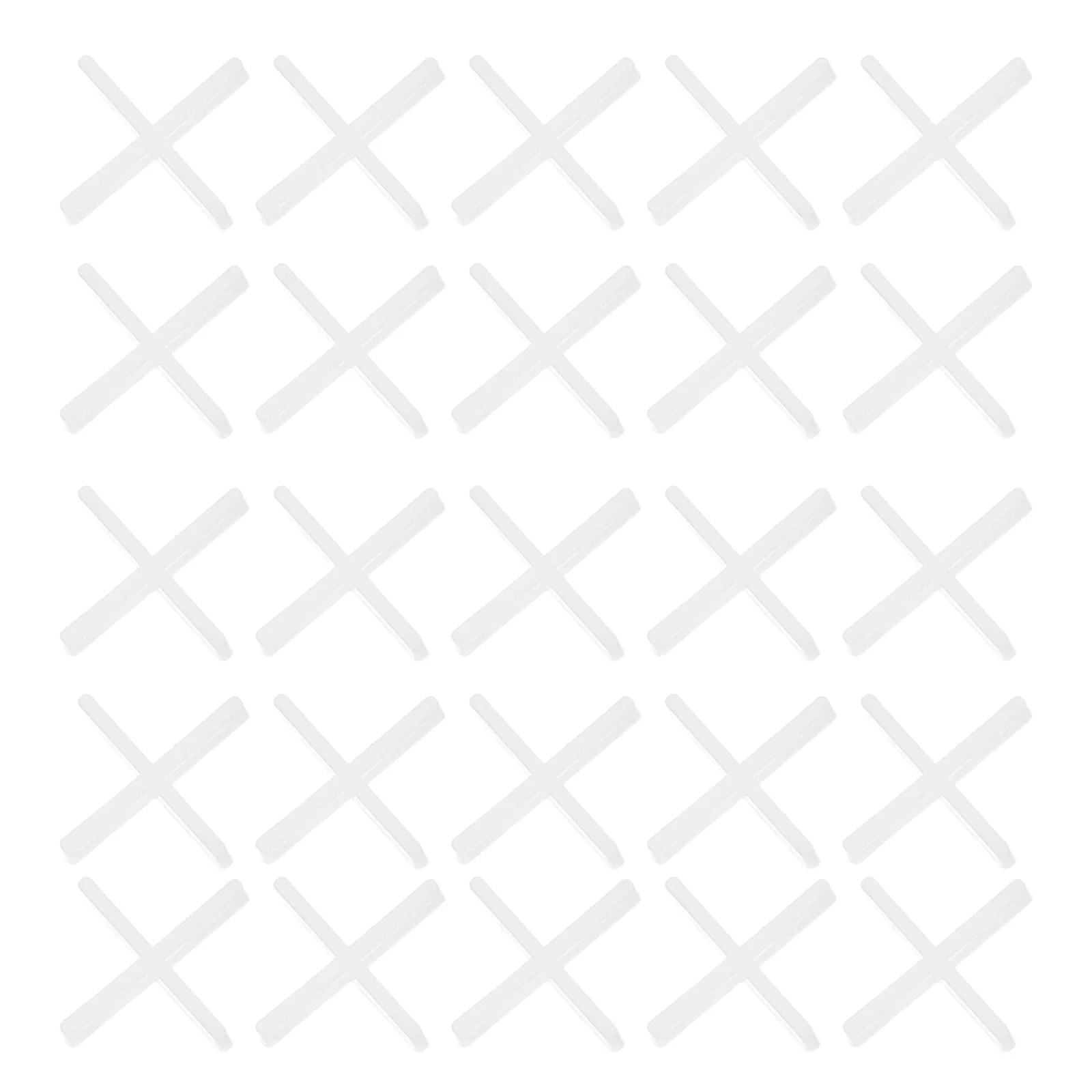 

500Pcs Plastic Tile Cross Spacers 1.5mm Self Leveling System for Porcelain Ceramic Tiles Wall Floor Laying Alignment Positioning