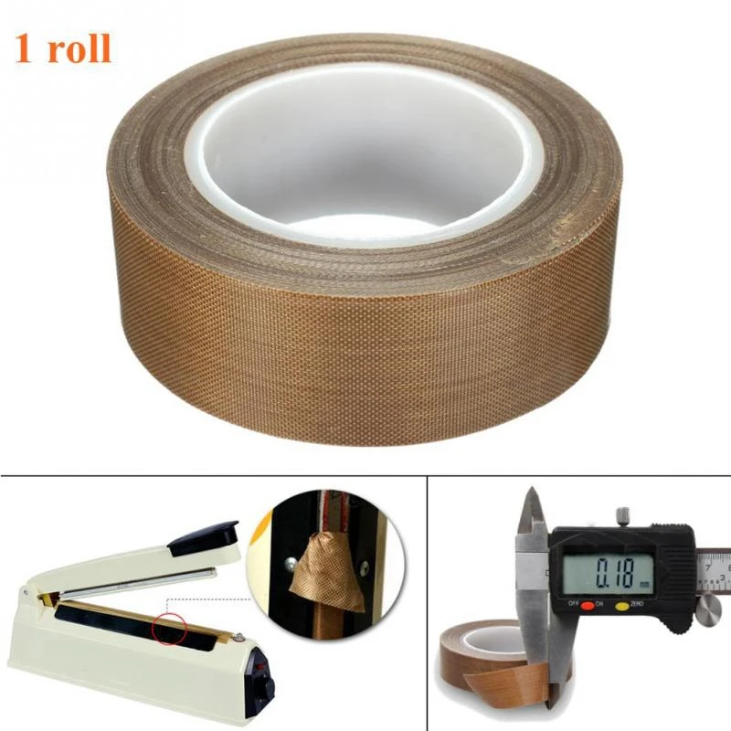 PTFE Tape/PTFE Tape for Vacuum Sealer Machine,Hand and Impulse Sealers (1 Inch x 33 Feet)