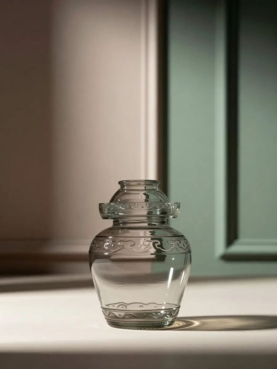 Pot en verre à large ouverture pour la conservation des légumes, avec une excellente étanchéité, idéal pour la fermentation, la préparation de confitures, le stockage de céréales et d’autres aliments.
