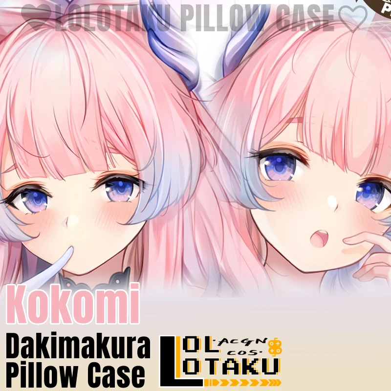 

Sangonomiya Kokomi Dakimakura Genshin Impact Sexy Hugging Full Body Pillow Case Cover Pillowcase Cushion Case Home Bedding Decor