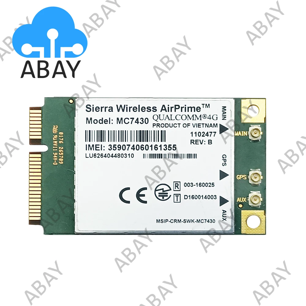 

Sierra Wireless Airprime MC Series MC7430 4G LTE GNSS GSM GPRS Embedded IOT Modules for APAC