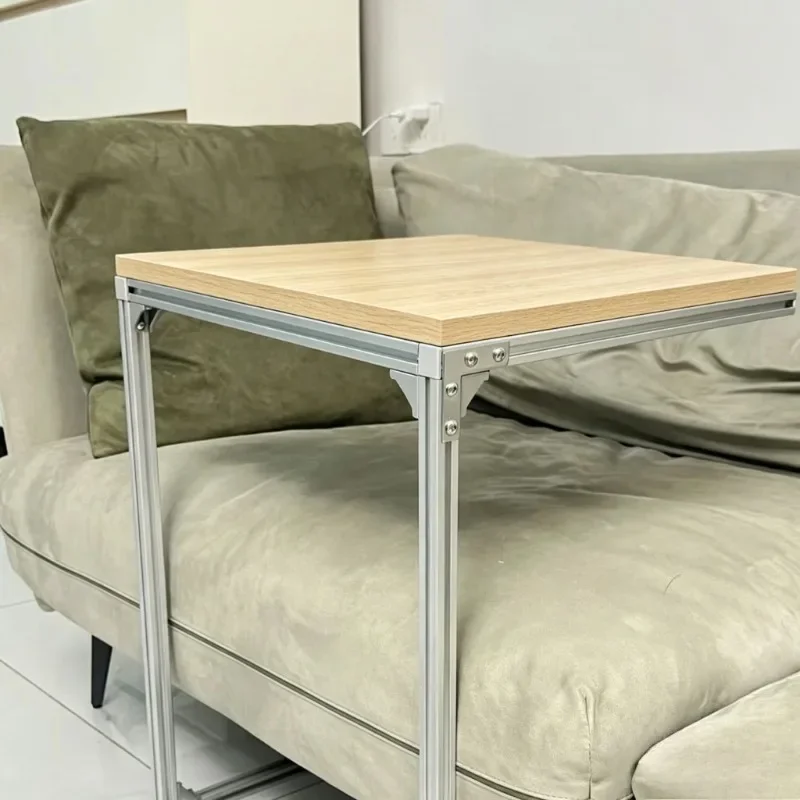 Creative Movable Coffee Tables Aluminum Alloy Side Table Stable Heavy Load Side Stand Multifunctional Sofa Small Home Furniture