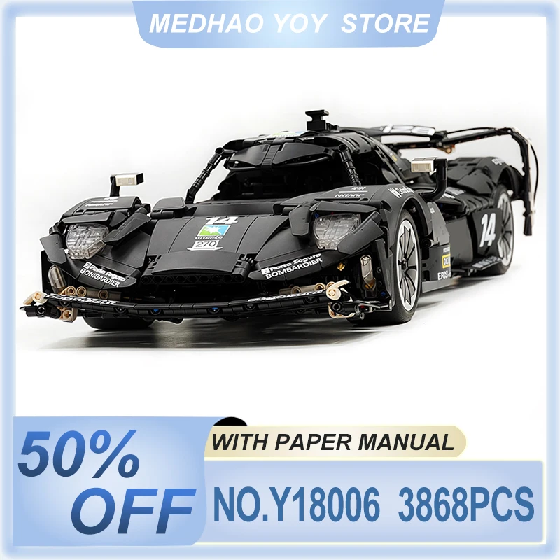 

Уникальный В НАЛИЧИИ 1:8 Cool City Sports Vehicle MOC Y18006 Техническая модель Строительные блоки Радиоуправляемый автомобиль Кирпич DIY Игрушка Рождественские подарки Дети