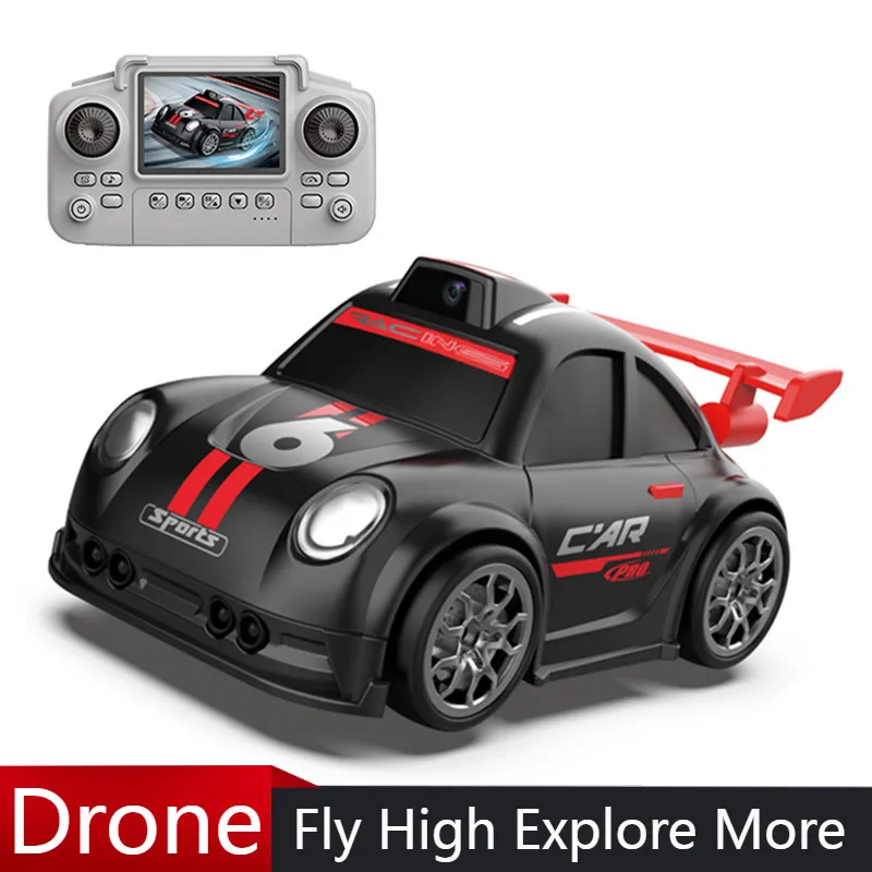New C6 Mini Rc Drift Car Screen Control Car with Dual Mode Lights Sound Camera Smart Induction Following Children's Toys Gift