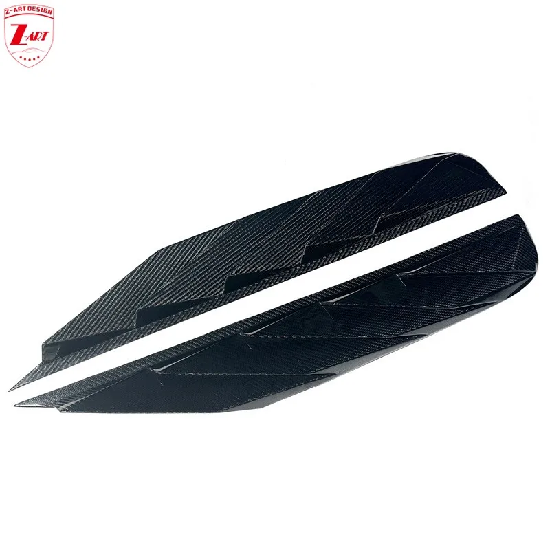 Z-ART 458 Dry Carbon Fiber Rear Window Vents for Ferrari 458 Prepreg Carbon Fiber Back Vents For F458 2011-2015