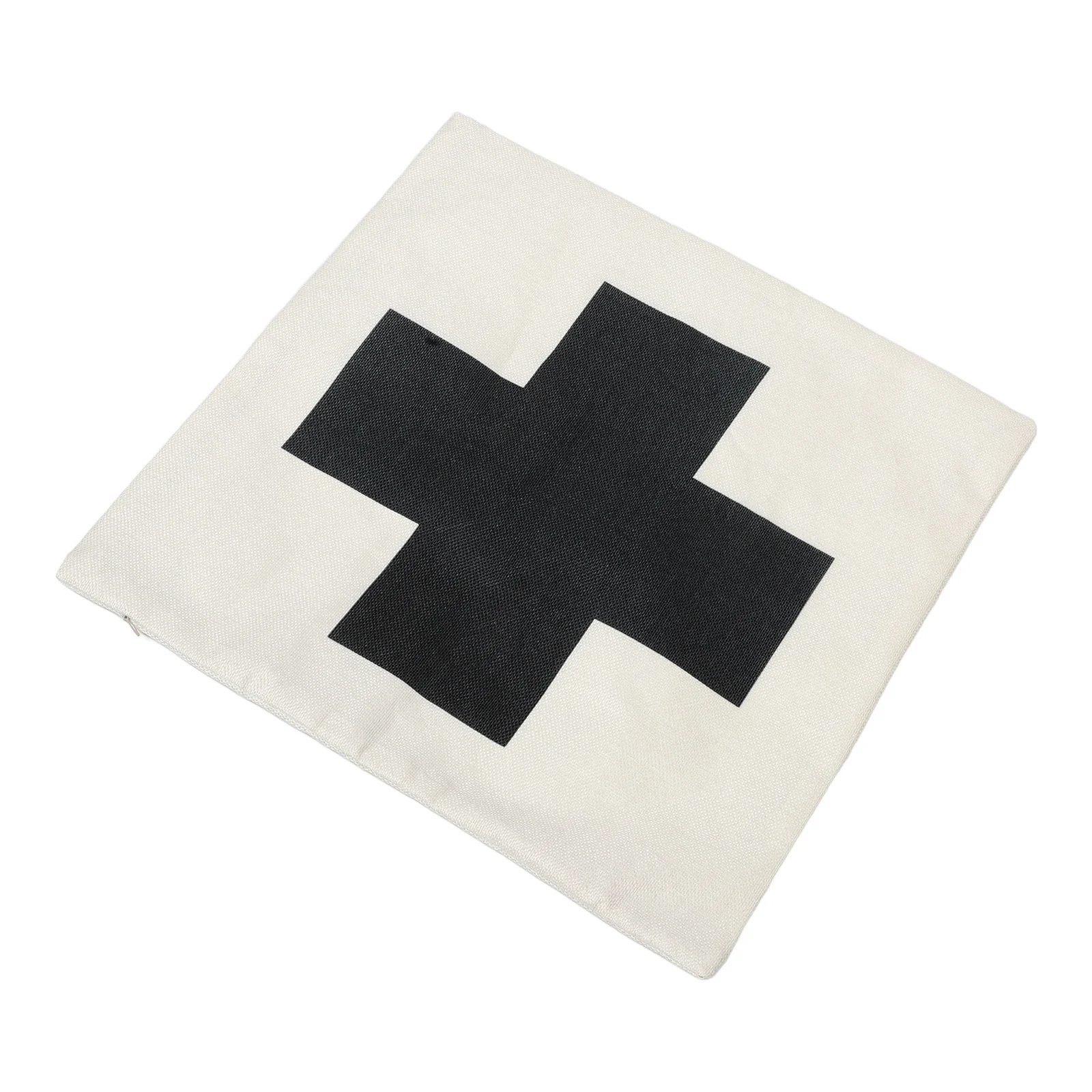 

Cross Pattern Pillowcase Material Religious Christian Decorative Pillow Protector for Bedroom Living Room Elegant