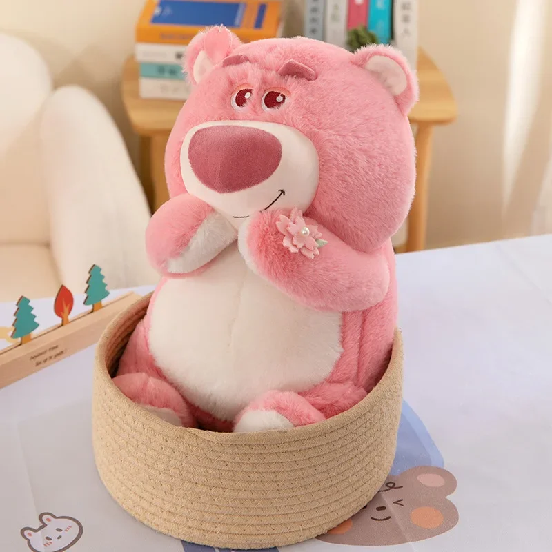 

Disney серия Сакура История игрушек Kawaii Lotso плюшевые игрушки 40 см Мультяшные и милые домашние декоративные подушки Рождественский подарок кукла детские подарки