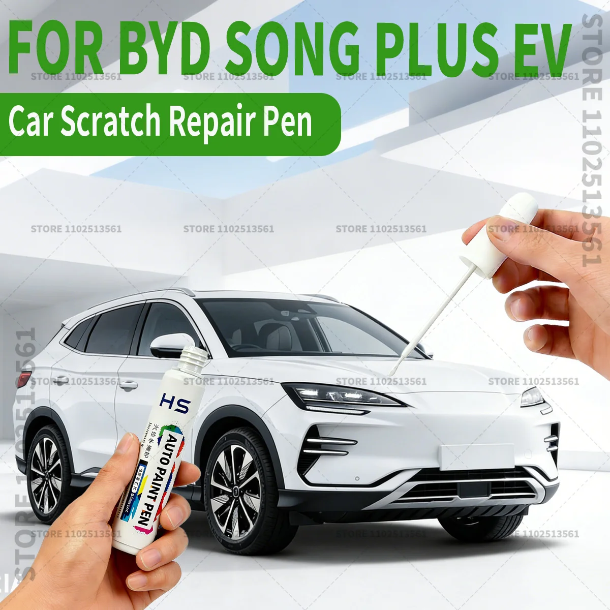 

Ручка-корректор для ремонта лакокрасочного покрытия автомобиля BYD Song PLUS EV 2021-2025, средство для удаления царапин, аксессуары для авто, синий, белый, черный, серый (BBB Grey 082)