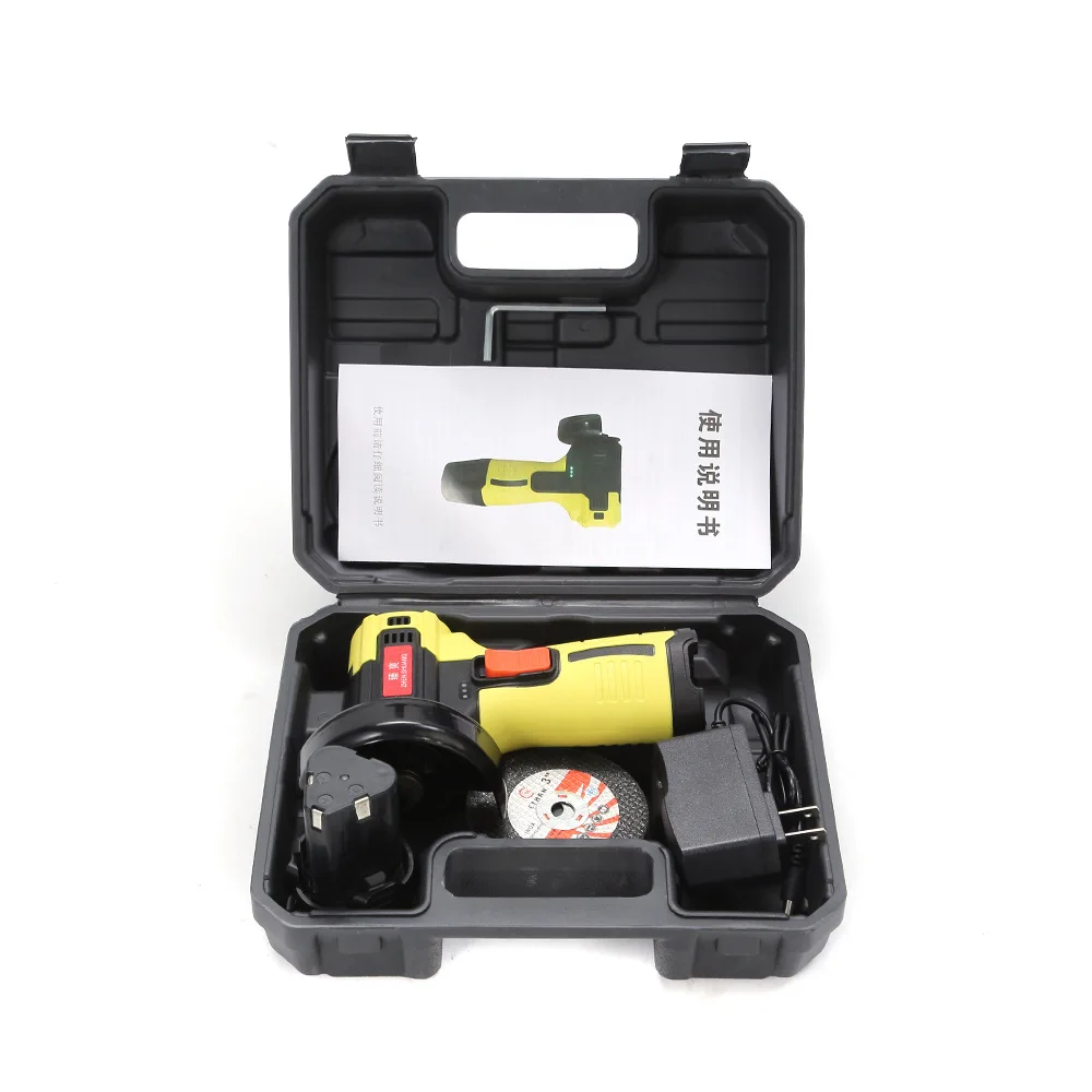 Smerigliatrice angolare piccola senza spazzole con batteria al litio 12V Smerigliatrice multifunzione Mini lucidatura Levigatura Silenzioso ad alta velocità