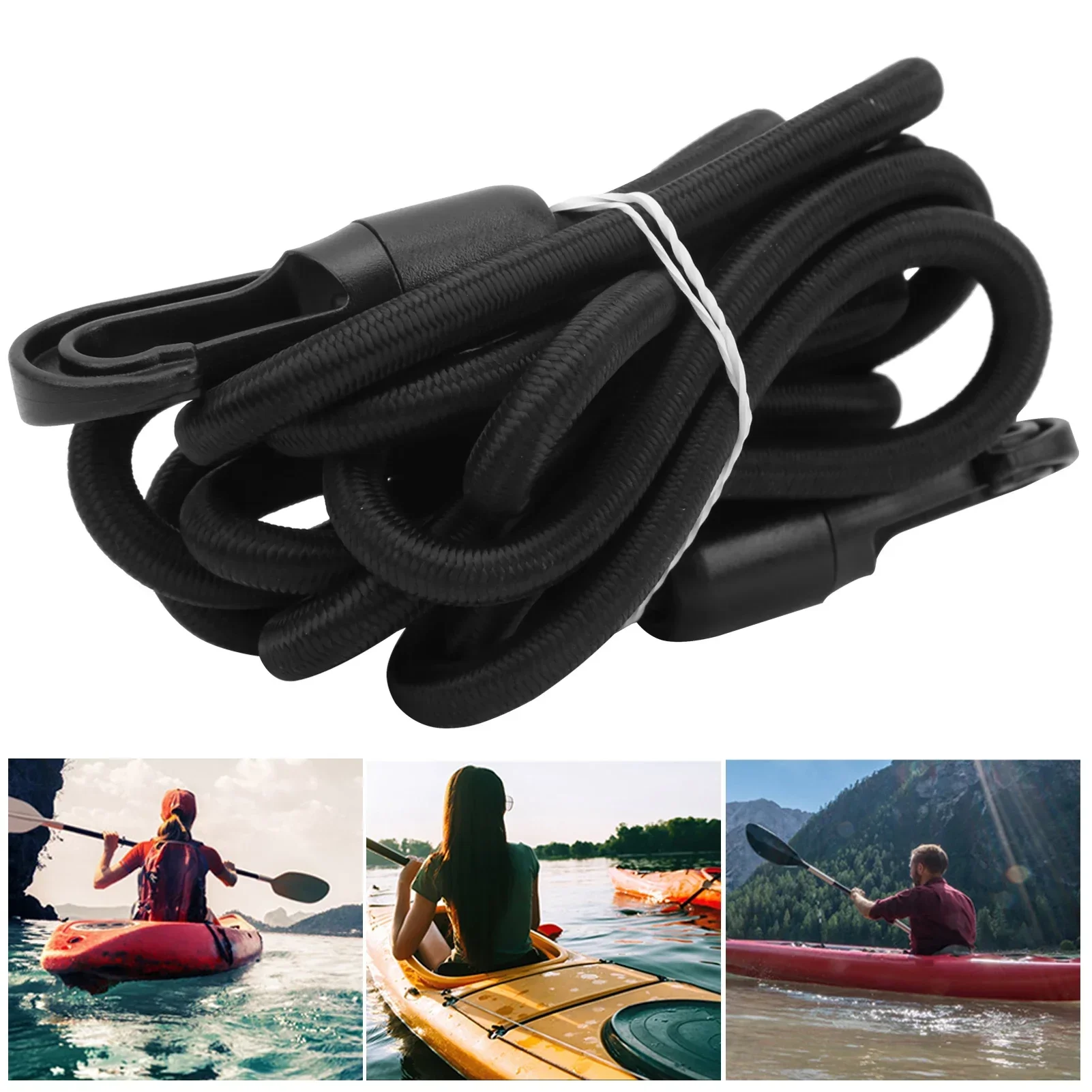 

Сверхмощный эластичный шнур 2,5 м с нейлоновым крючком, аксессуары для морских лодок