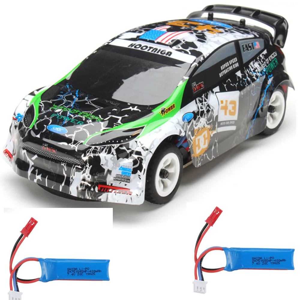 Wltoys K989 1/28 2.4G 4WD Spazzolato RC Auto Telaio in Lega Veicoli RTR Modello -2 Batteria