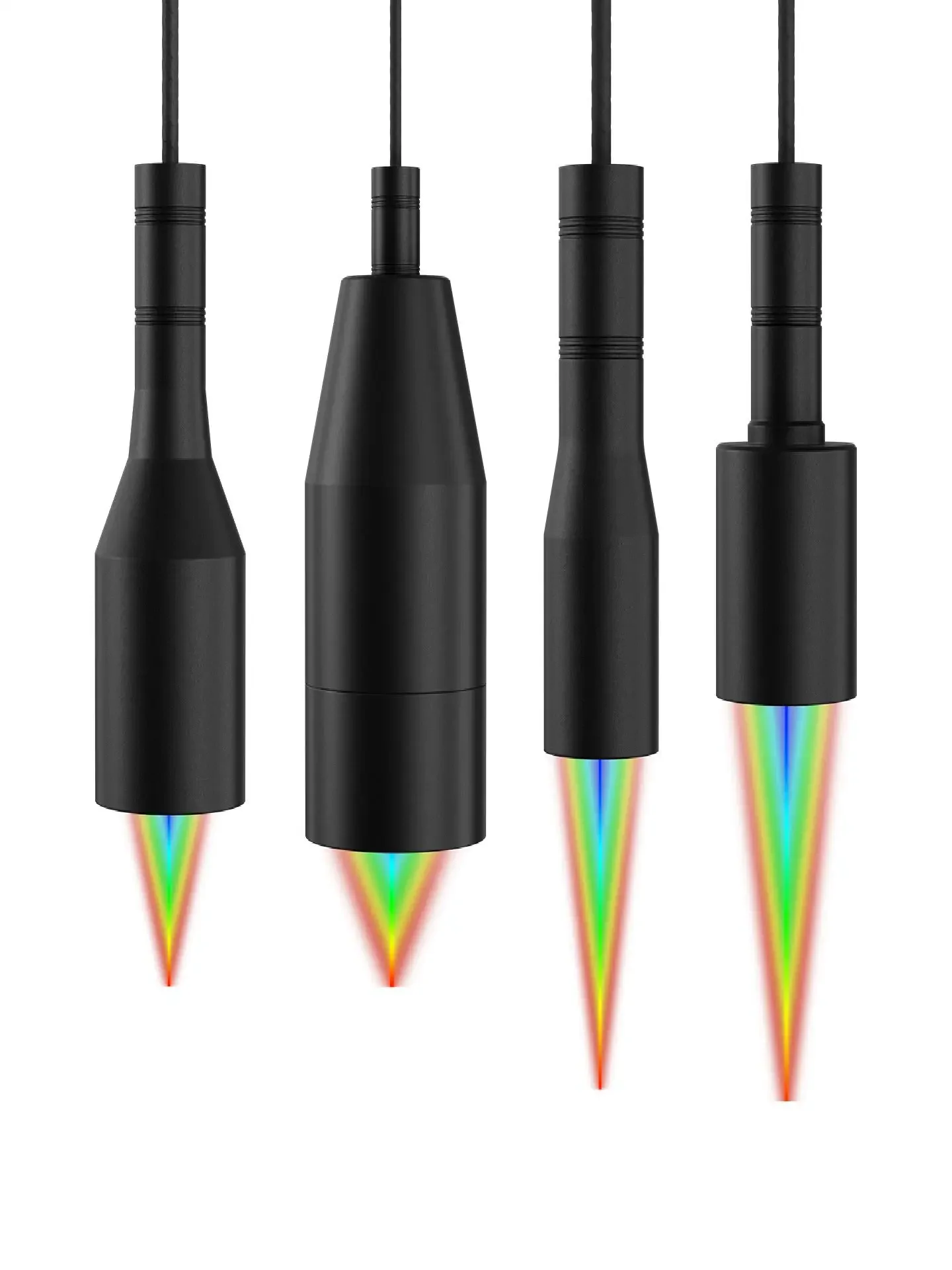 High precision military grade point spectral confocal sensor large angle measurement laser displacement sensor transparent