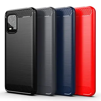 Pro Xiaomi Mi 10 Lite 5G Pouzdro z uhlíkových vláken s protiskluzovou úpravou pro Xiaomi Mi 9 10 10T 11 Lite Pouzdro z uhlíkových vláken s odolností proti klepání pro Xiaomi Mi 11T Pro 10 nejlepší prodej Pouzdro na telefon Xiaomi Mi 10 - №5