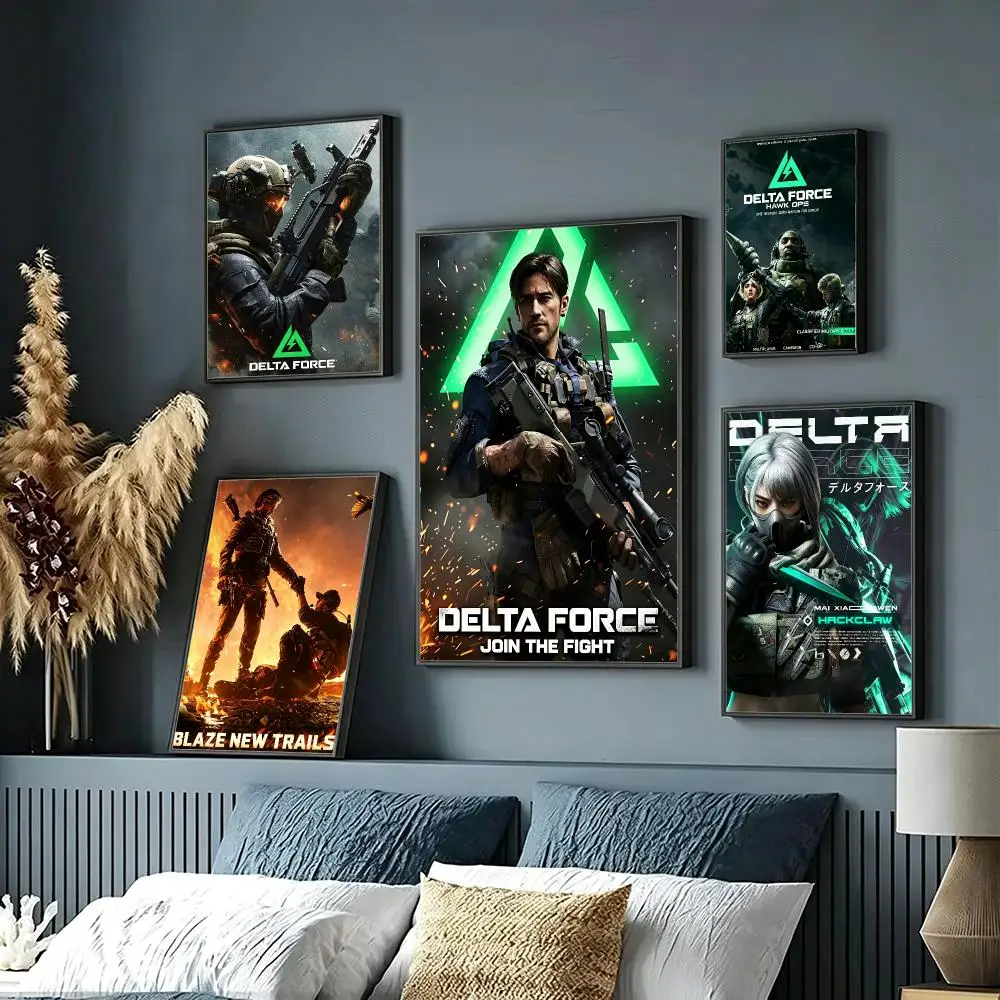 game Delta Force Poster HD Poster Sophisticated Modern Aesthetic Wall Art For Living Room Bedroom Office Cafe Decor