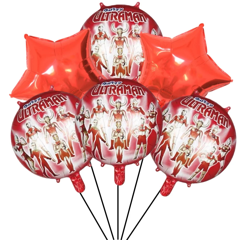 لطيف الترامان DIY أنيمي بالونات عيد ميلاد مجموعة 32 بوصة عدد بالونات دعوى الترامان بطل بالون حفلة عيد ميلاد لوازم اللعب #2