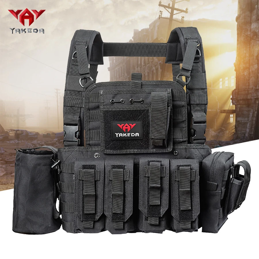 

YAKEDA Lightweight Breathable Front and Back Vest with Detachable and Modular Design