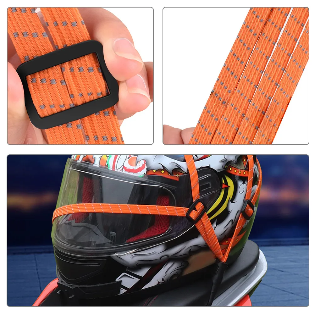 

Комплект из 4 прочных регулируемых нейлоновых ремней для крепления груза на мотоцикле, быстросъемные уличные ремни для фиксации багажа на велосипеде