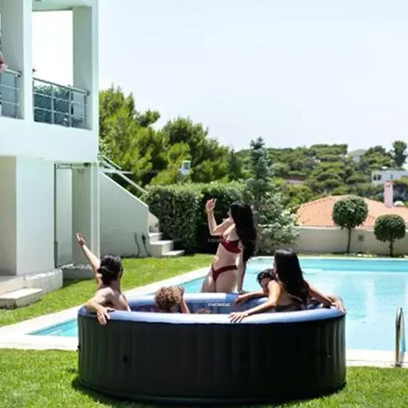 Aldult-bañera calentada, Sauna, baño, bañera inflable para el hogar, Spa de primavera, patio, producto para exteriores, Jacuzzi plegable portátil