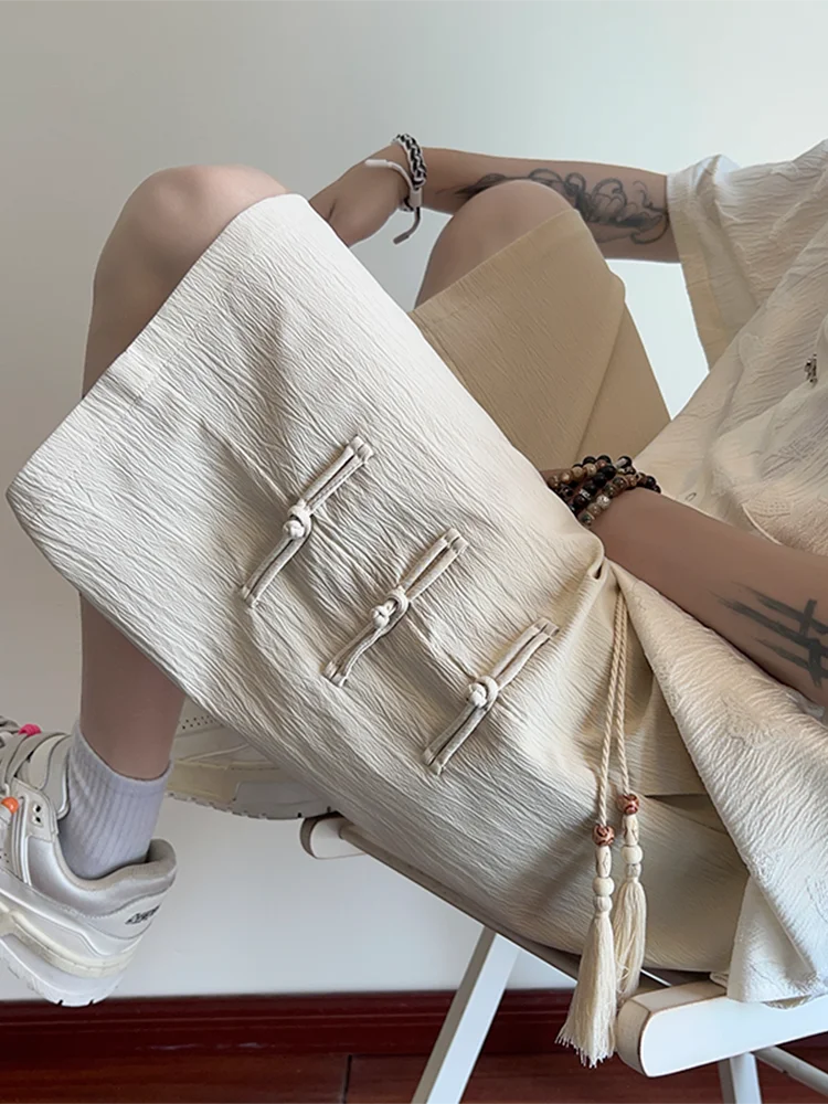 

Летняя мужская футболка свободного кроя 2025 с вышивкой в американском ретро-стиле, повседневная, дышащая, легкая