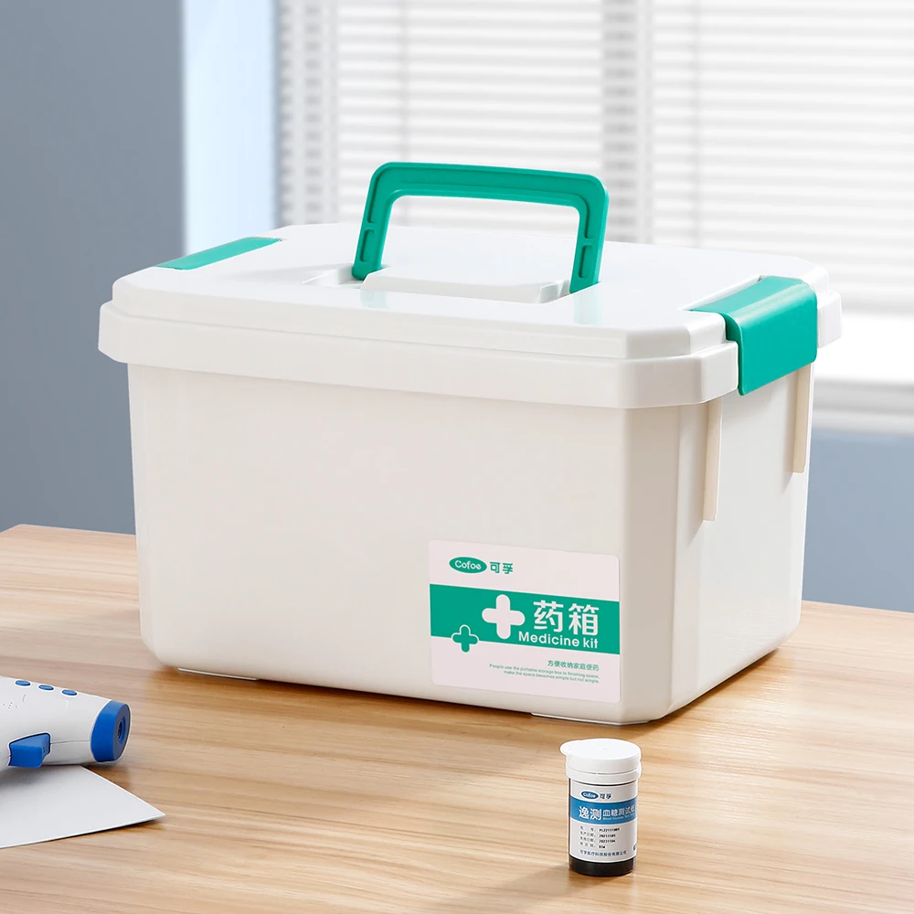 

COFOE S/M/L Home First Aid Kit Medicine storage box Portable Travel First Aid Kit
