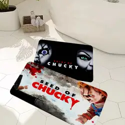 Horror Doll Chucky Floor Mat Bathroom Mat Kids Room Bedroom Decoration Balcony Anti-Slip Doormat Living Room Welcome Rug