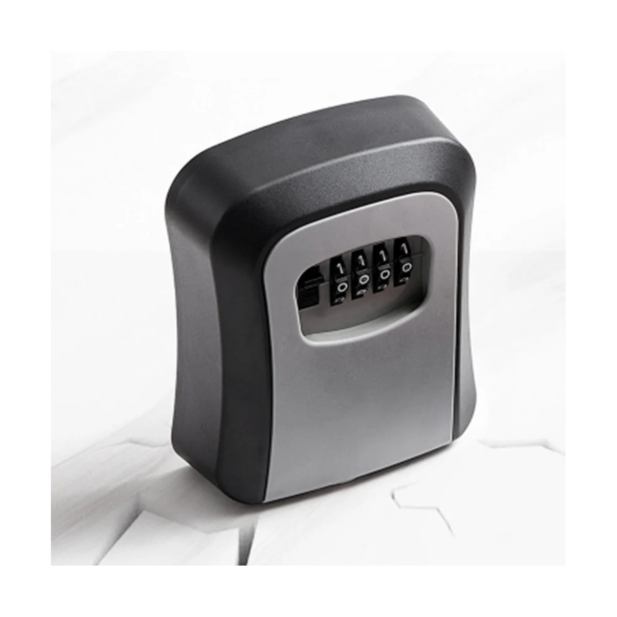 Wall Mount Key Lock Box 4 Digit Password Code Security Lock Office Key Safe Secret Storage Box Organizer