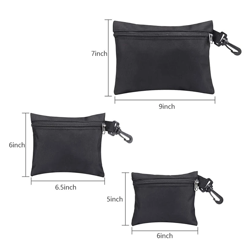 حقائب أدوات قماشية، حقيبة أدوات شديدة التحمل، أكياس بسحاب، حقيبة تنظيم أدوات الأجزاء الصغيرة مع حلقة تسلق، للأماكن الخارجية والرجال والسيارة #5