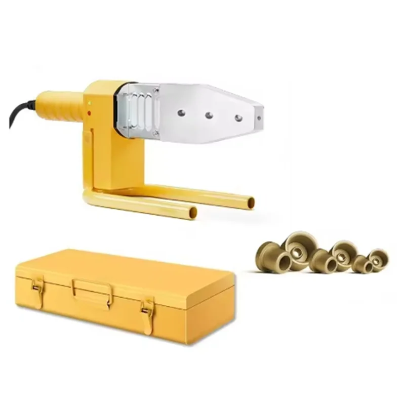 

AAAN-Plastic Water Pipe Welder Pipe Welding Tool PP/PP-R/PE/PP-C Pipe Welding Machine Heating Hot Melting Tool 800W EU Plug