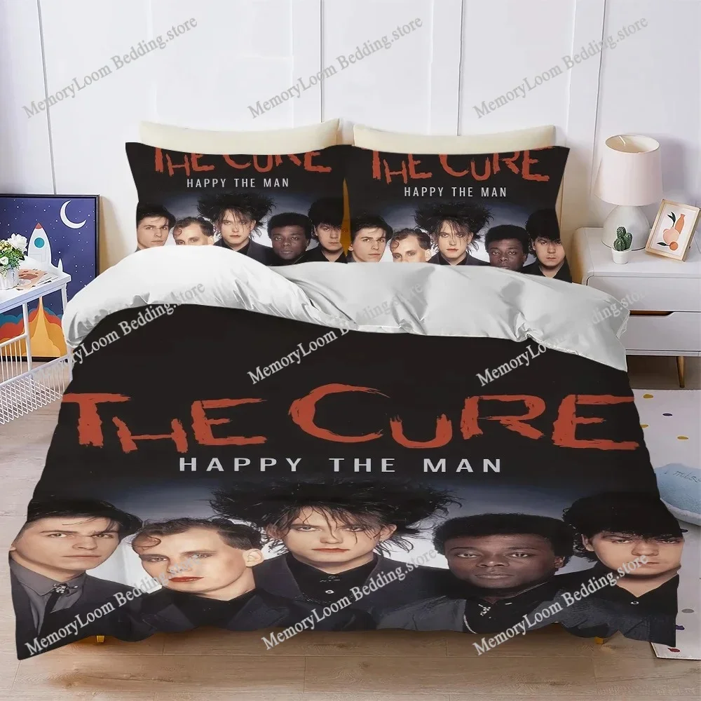 

Rock Band The C-Cure-S Duvet Cover Set Home Style Bedding Soft Laundry Cotton Bed Four Seasons Student Dormitory Home Textile