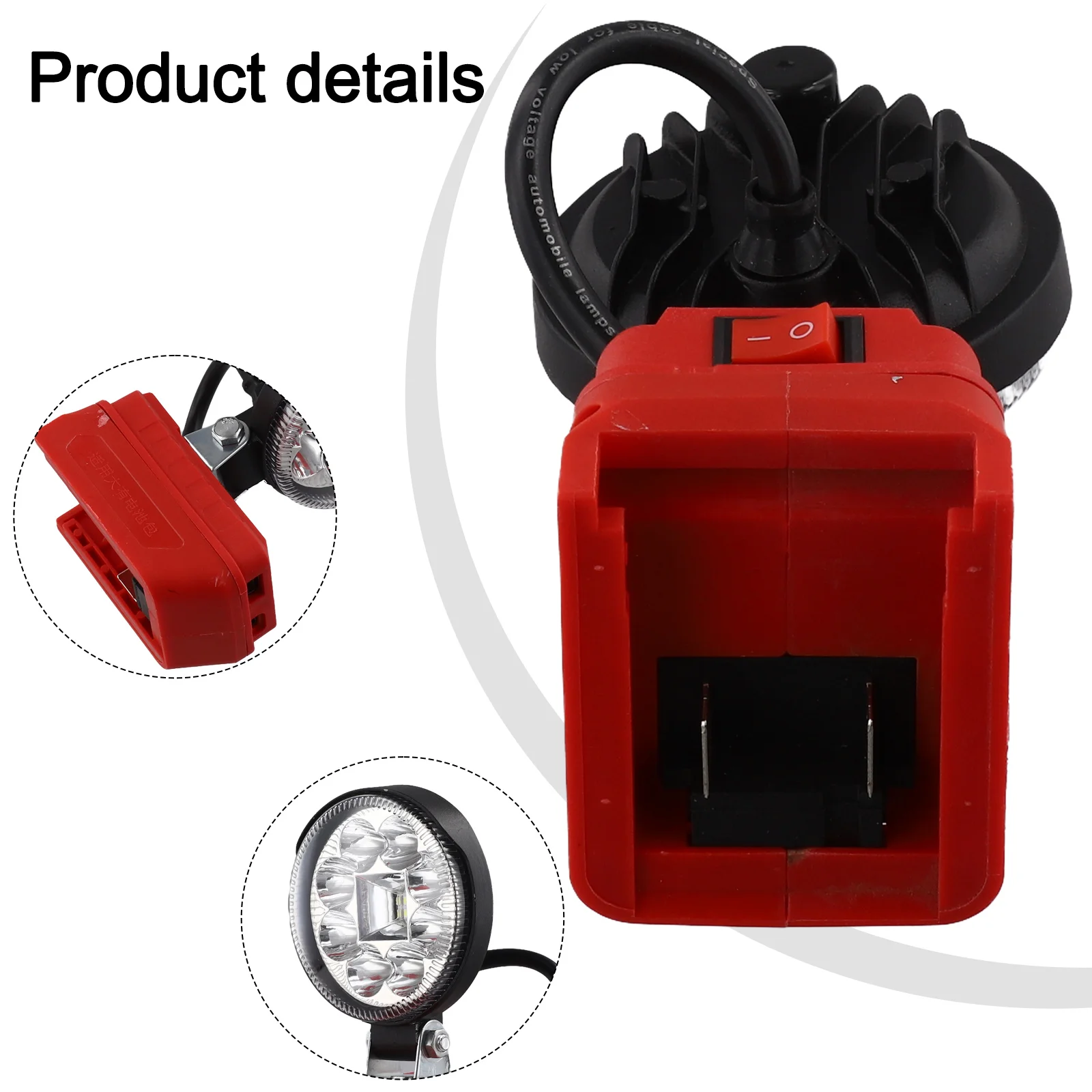 

Портативный прожектор, беспроводной рабочий фонарь, защита от перегрева, защита от перегрузки, регулируемые уровни яркости, компактный размер