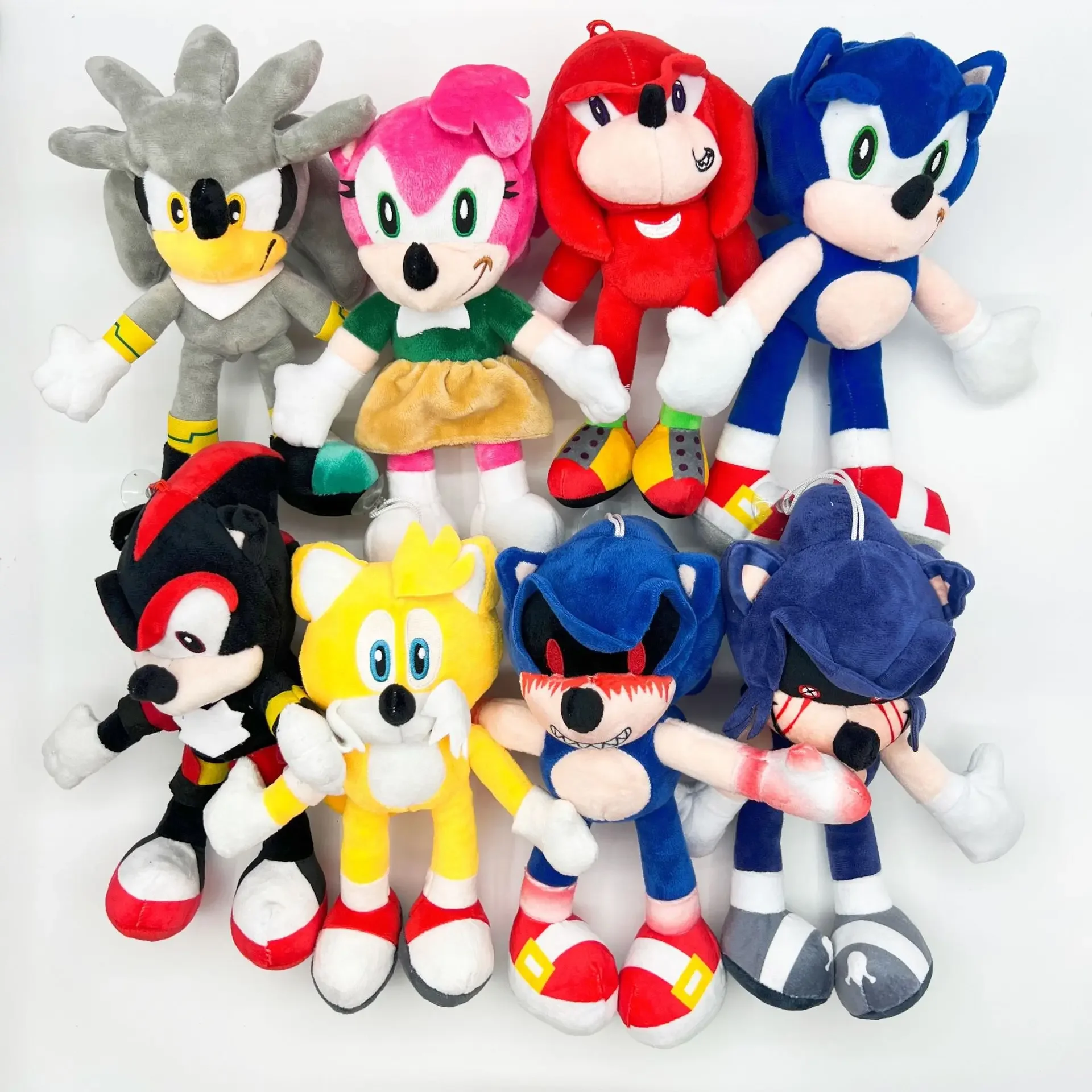 Nuevo Peluche Original de SONIC, Popular y de Alta Venta, Super Sonic Tails, Amy Rose, Juguete de Peluche para Dormir, para Niños y Niñas
