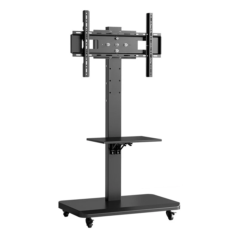 

Mobile TV stand Floor type embedded power strip universal hanger