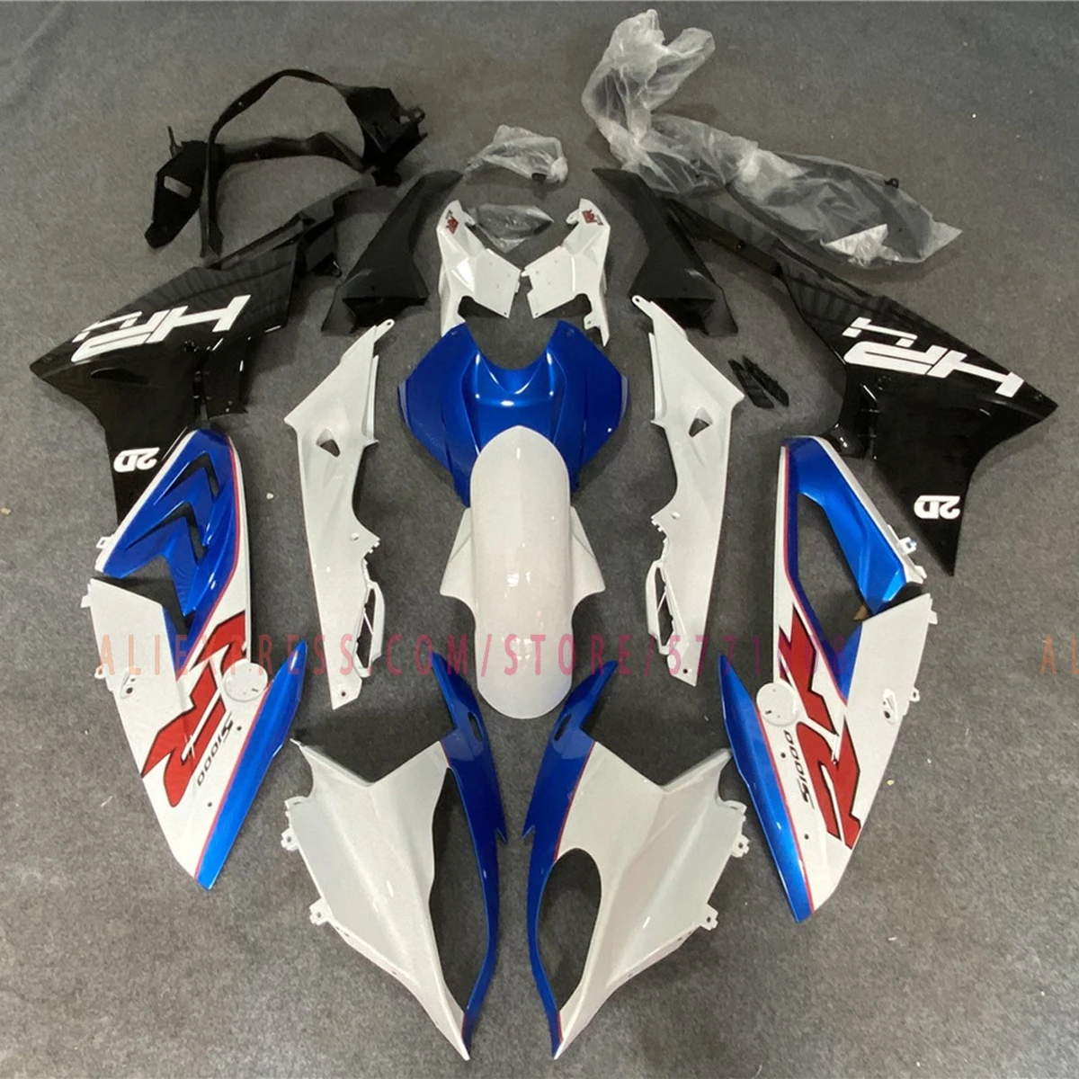 For S1000RR 2015 2016 Motorcycle Fairing Kit ABS Plastic Painted Fairings Bodywork Cowl Panels Beige Blue Red S 1000RR