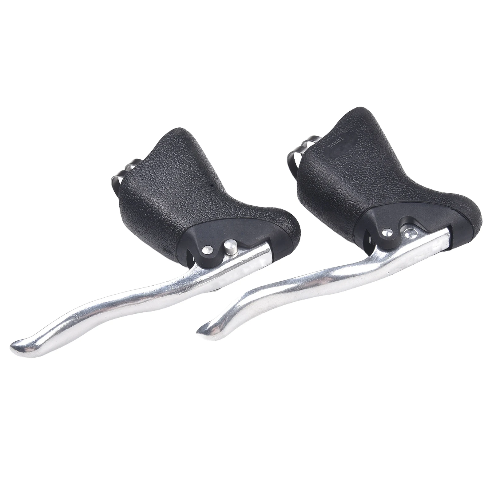 고속도로 브레이크 레버 조정 가능한 클램프 로드 자전거 브레이크 레버 세트(블랙) 간편한 설치 및 다용도 호환성