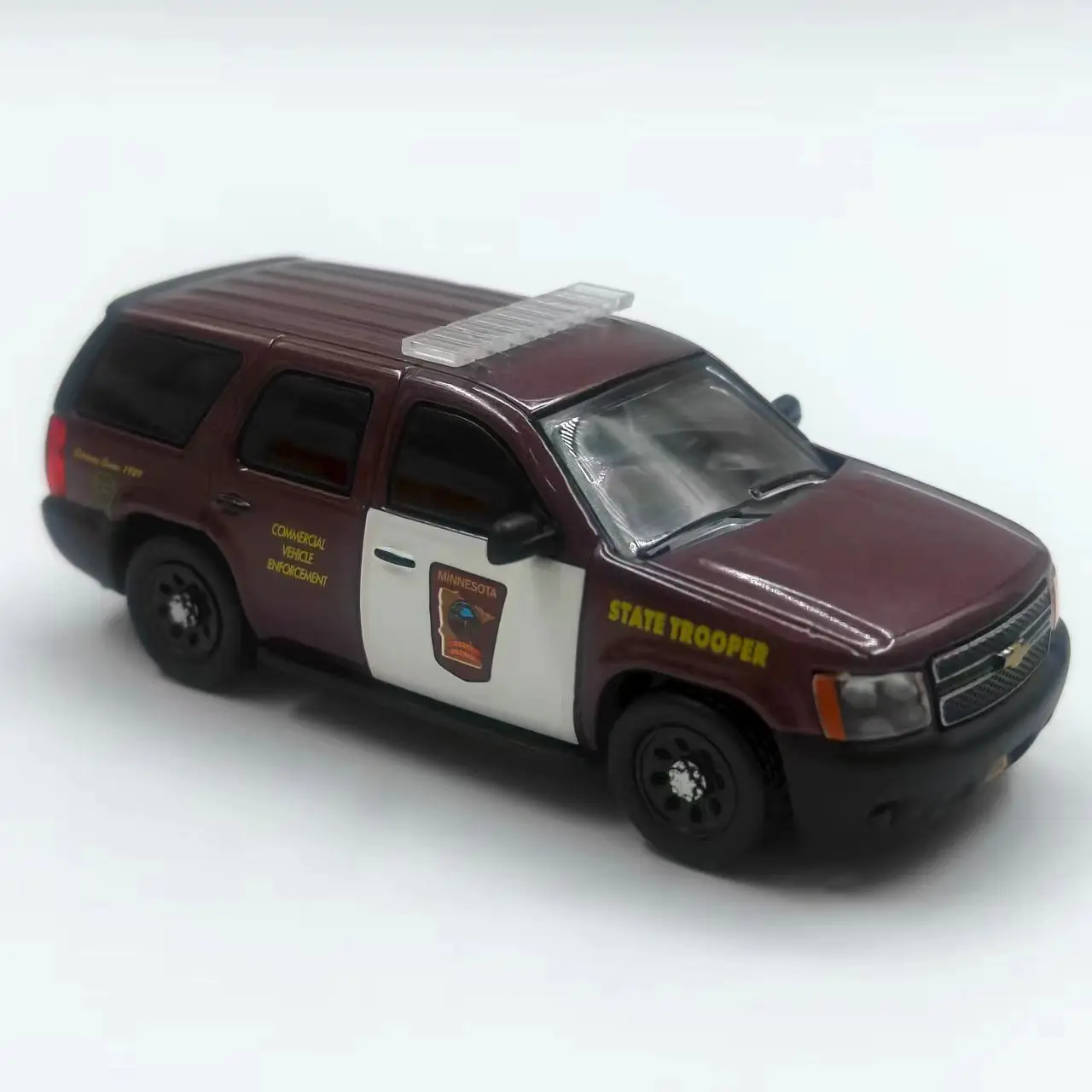 596 1:64 Tahoe Interceptor Minnesota State Patrol Legierungsauto Druckguss & Spielzeugfahrzeuge Modell Miniaturmodellauto für Kinder