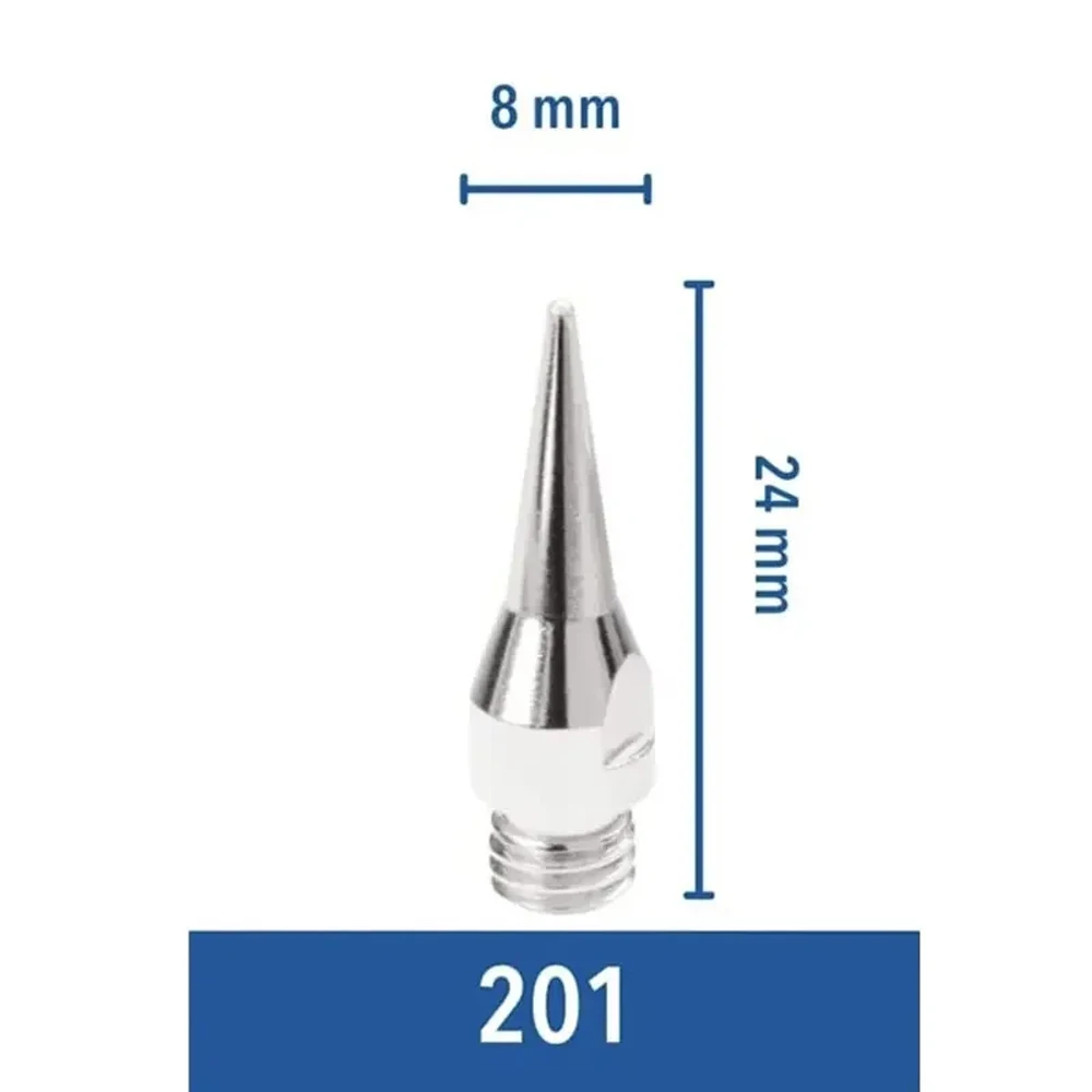 2PCS Dremel 201/204 Welding Tips Tool Gas Soldering Iron Stamping Head Soldering Torch for Pyrography Soldering Melting Hot Cut