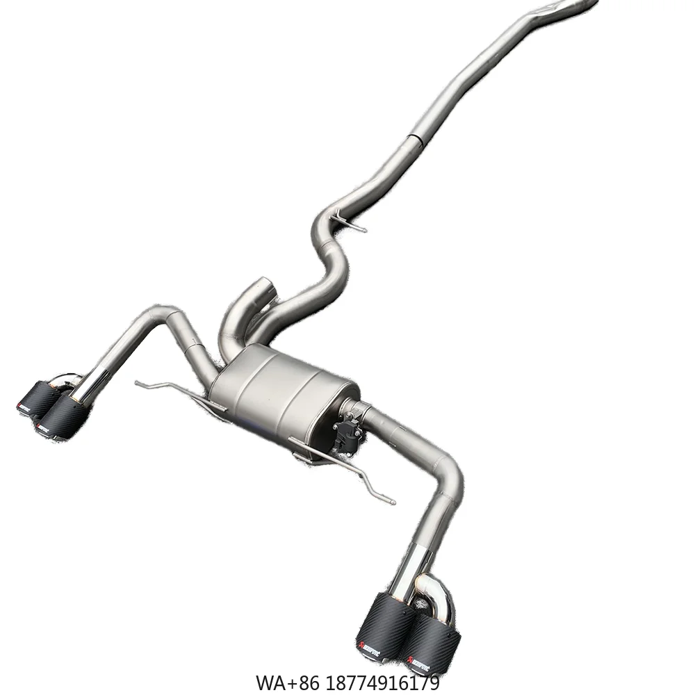 

Для 320i 330i G20 B48 производительность выхлопной трубы Catback стальной глушитель из нержавеющей стали индивидуальное обновление выпускной клапан выхлопные трубы