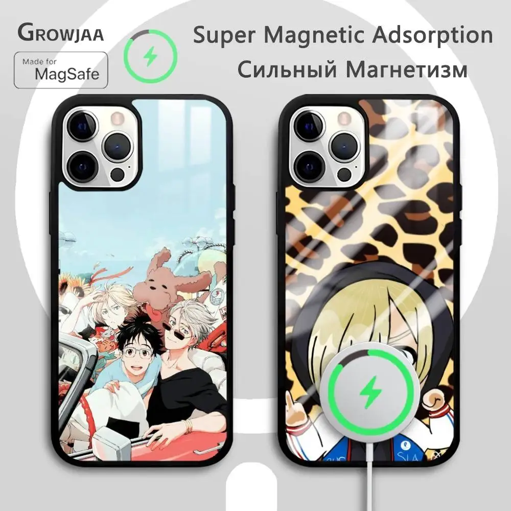 

Cute Y-YuriS On ICEES Phone Case For IPhone 16 15 14 13 12 11 Pro Max Plus Mini Magsafe Mirror Wireless Magnetic Funda