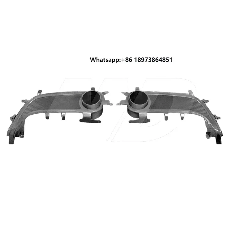 

Capristo Style Carbon Fiber Exhaust Trim for 2015-2018 Ferrari 488 Gtb