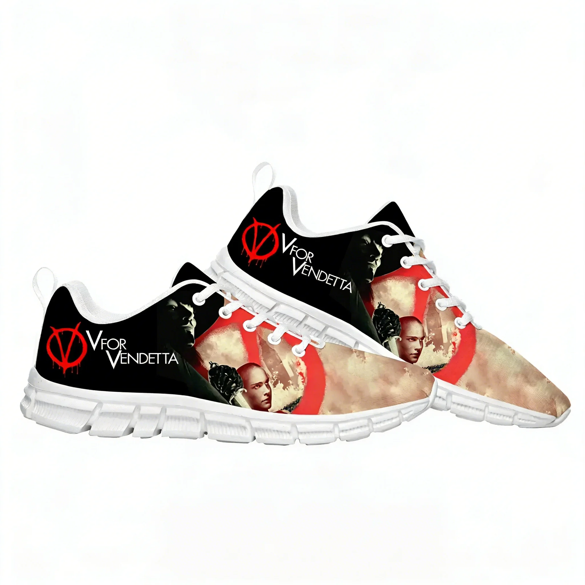 

V for Vendetta Movie Sports Shoes Mens Womens Sneakers High Quality Casual Sneaker Couple Custom Shoes