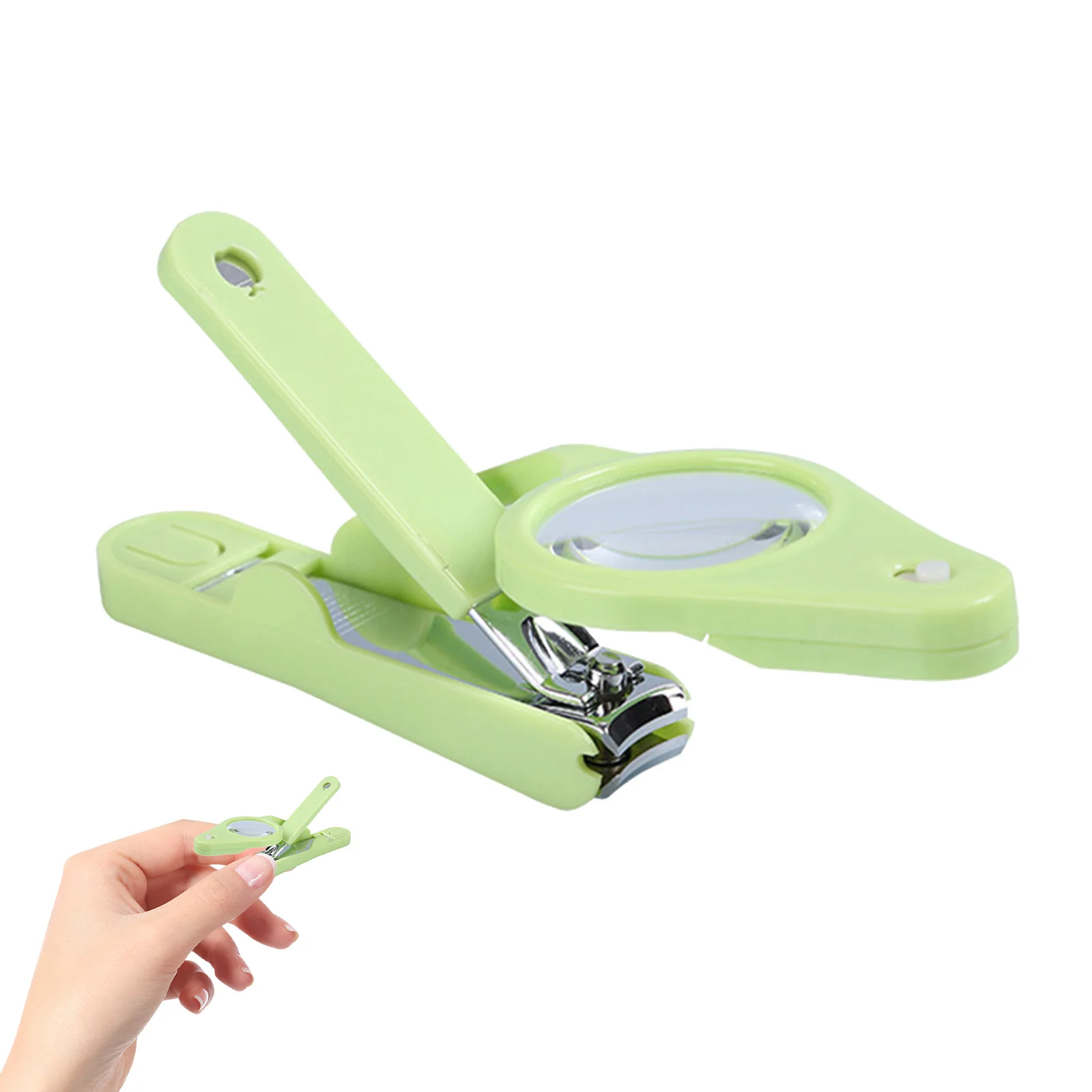 

1Pcs Adjustable Magnifying Glass LED Nail Clipper Stainless Steel Long Lasting for Home Travel Use Nail Clipper
