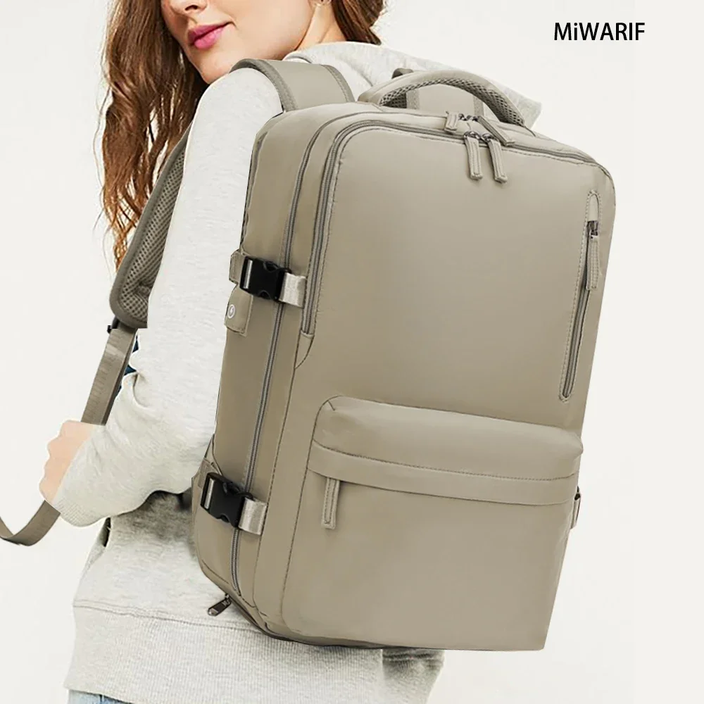 Mochila de cabina para hombre y mujer, bolsa de viaje para avión, bolsa de separación seca y húmeda multifuncional para ordenador portátil