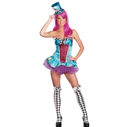 Halloween Costumes for Women's Dreamgirl Totally Costume Alice Mad Hatter Costumes