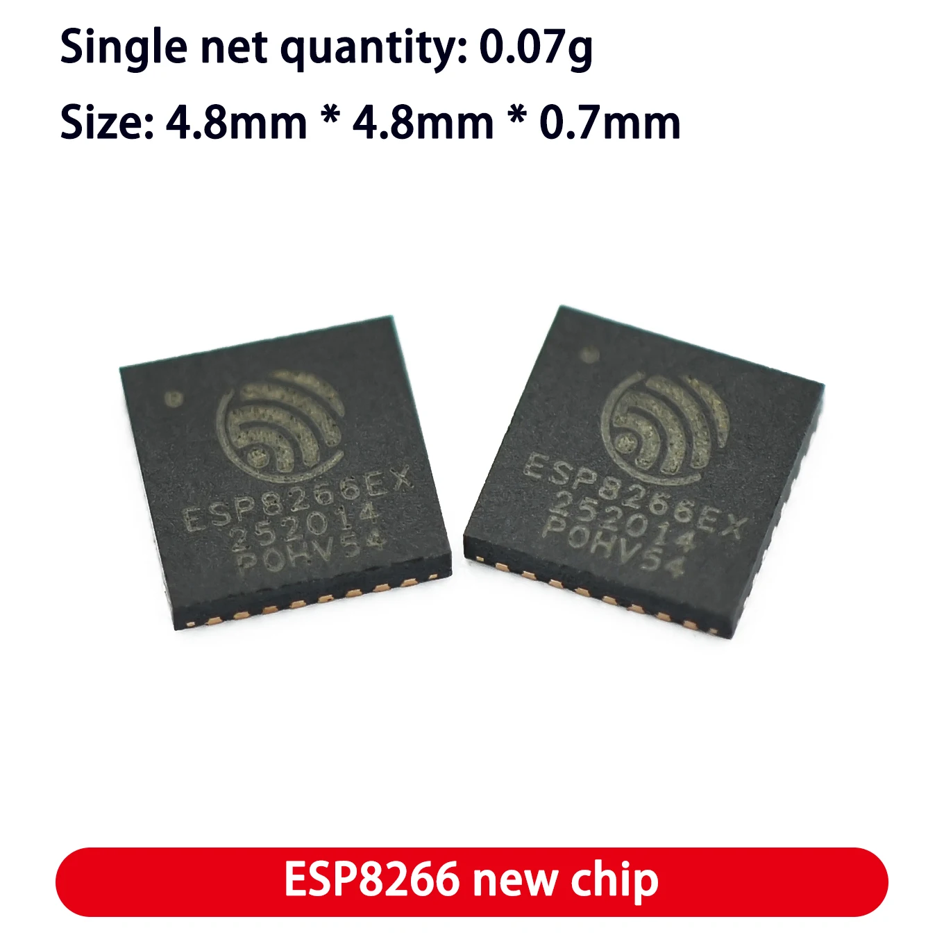 1 個 ESP8266 新チップ QFN-32 WIFI ワイヤレストランシーバーチップ