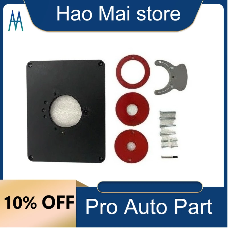 

PRS4034 Precision Router Table Insert Plate With Level-Loc Ring (Predrilled Triton) For Triton