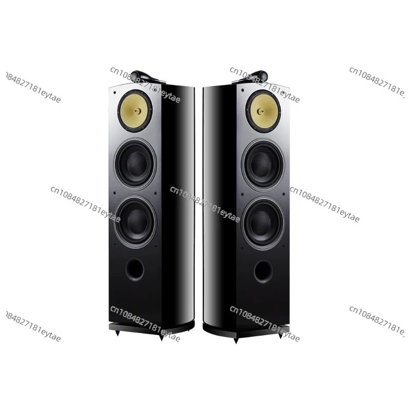 8-inch HiFi Floor Wooden Home Theater Speaker High-end Passive Audio Speakers