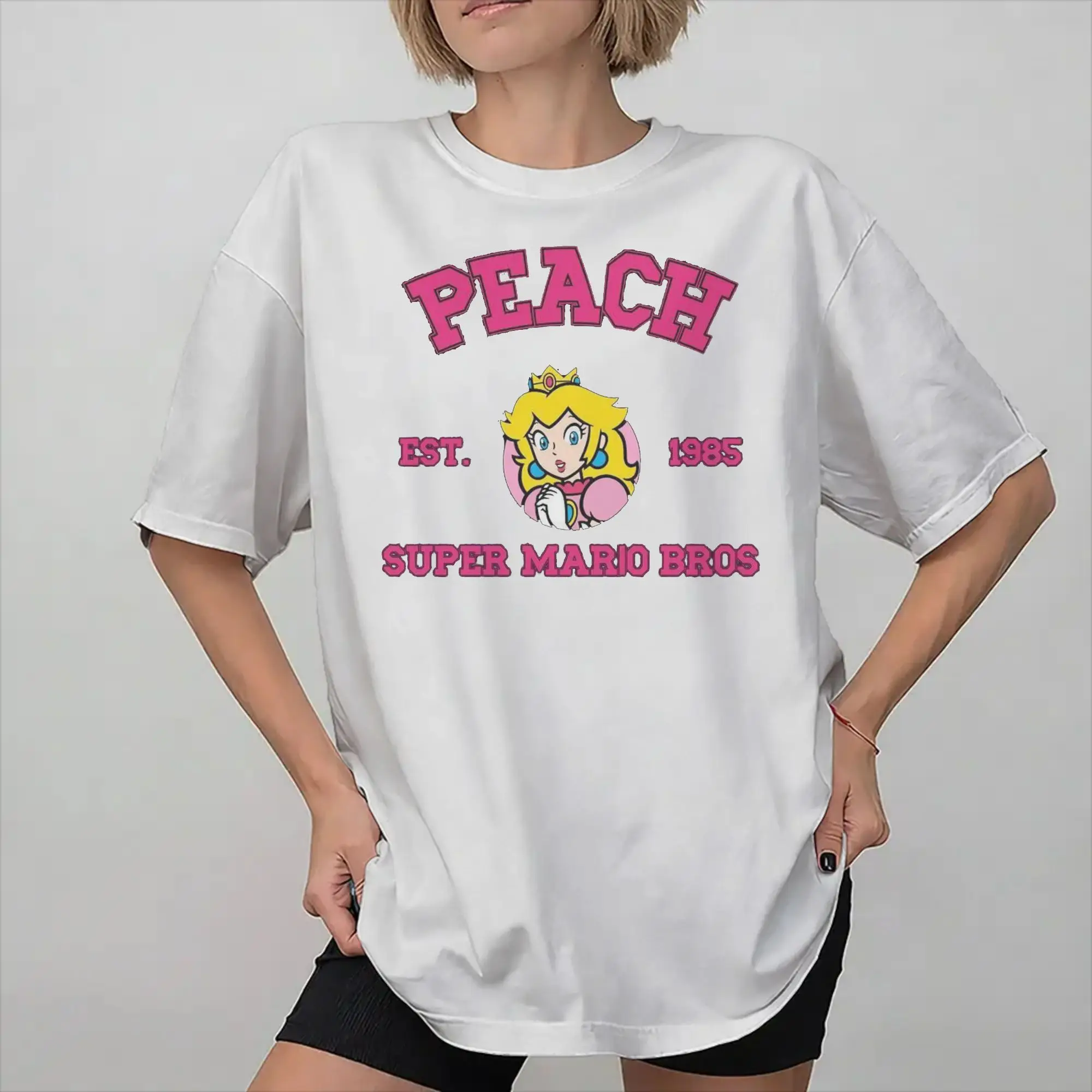 

Marioes characters est.1985 Outfit Men Women T Shirt Cotton Tee Graphic Printing T-shirt Clothing