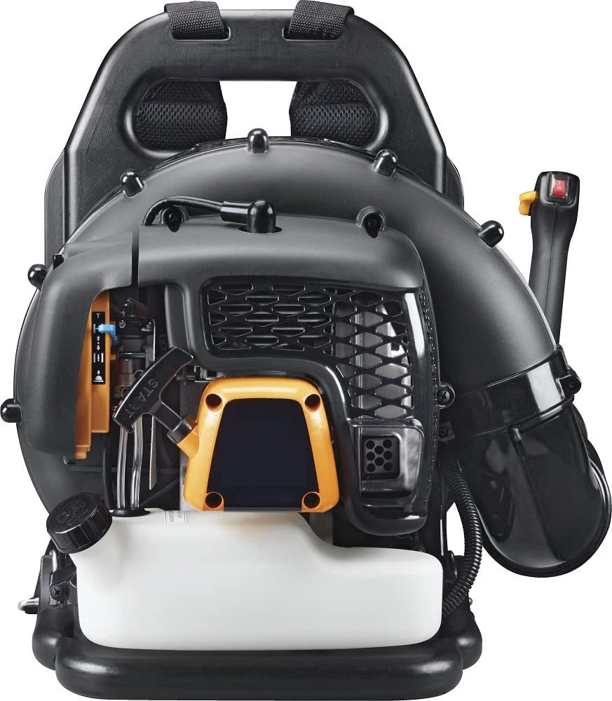 Gas Power Leaf Blower 52CC 550CFM 2 Stroke Backpack for Blowing Vacuuming and Shredding Leaves  Dust Blower Variable Speed