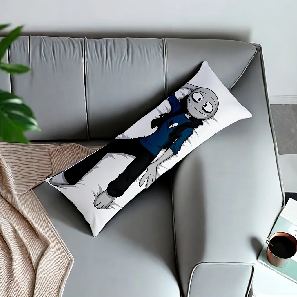 Extra Large Anime Pillow Case - Extra Wide up to 59x19.6 Inches, Zipper Closure, Machine Washable Hypoallergenic Polyester Pillo